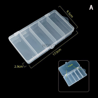 HONG กล่องเก็บส้อมจิ้มผลไม้ใส5ช่องกล่องเครื่องประดับกล่องเล็กทนทานกล่องบรรจุภัณฑ์กล่องพลาสติก