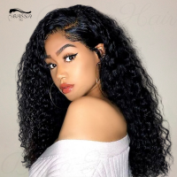 [BASSAHAIR]New in 2022 Indian Deep Curly  hair Wigs For Black Women Deep Wave Glueless wig xng