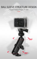 Motowolf MDL 3519 ที่ยึดติดกล้อง Action Cam และ แขวงของ สำหรับติดมอเตอร์ไซด์ GoPro Bike or Motorcycle Handlebar Mount Holder for GoPro