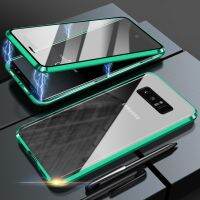 【Enjoy electronic】 Double sided Magnetic 360 Protect Case For Samsung M51 A51 A71 A41 A50 A70 M31 S20FE S10 S9 S8 Note20 Tempered Glass Metal Cover