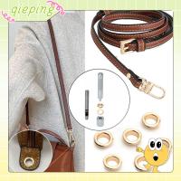 QIEPING สำหรับผู้หญิง อุปกรณ์เสริมกระเป๋า Crossbody อะไหล่สำหรับเปลี่ยน เข็มขัดกระเป๋าถือ สายหนังแท้ เจาะรูตาไก่ Punch buttonhole