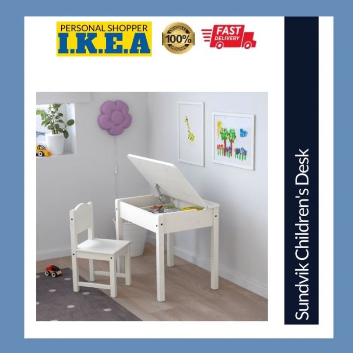 SUNDVIK Children's chair, gray - IKEA