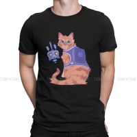 Stray Steam Game Cute Cat B12 Robot Tshirt For Men Soft Tee T Novelty Trendy Fluffy