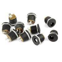 50 Pcs 3-Terminal Soldering 2.1mm x 5.5mm Female Power Jack DC Socket