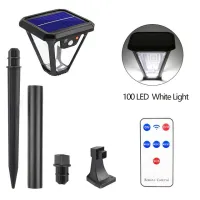 USB Charging LED Solar Light Outdoors Garden Path Decoration IP65 Waterproof Remote Control Landscape Solar Lamp