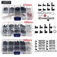 1/8 1/10 RC Car Screw Kit Repair Tool M3 M4 Bolts Washers Hardware Fasteners Hexagon Wrench for Traxxas Axial Redcat HSP RC Cars