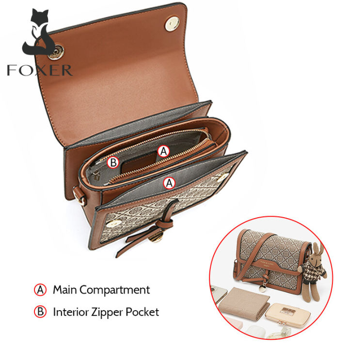 แบรนด์-foxer-กระเป๋าสลิงใหม่สำหรับกระเป๋าพาดลำตัวสำหรับผู้หญิงแบรนด์ผู้หญิง