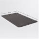Protective Floor Mat For Fitness Material Size S,M,L (S=55x55cm.,M=70x110 cm.,L= 100x200 cm.) - black