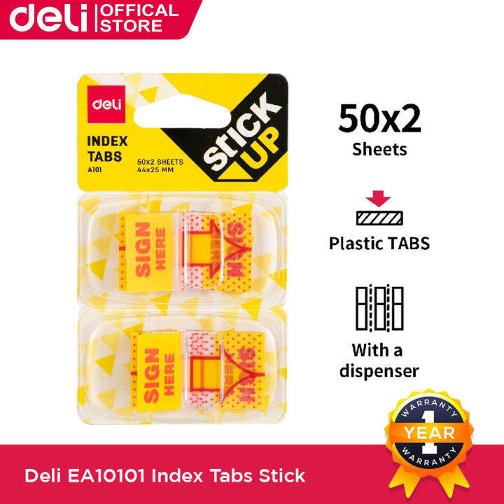 Deli Sticky Notes Flags Tabs For School Supplies Markers Paper Index