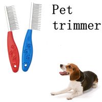 1 PC Pet Trimmer Stainless Steel Needle Hair Beauty Comb Cat Grooming Brush Hair Removal Tool for Home and Garden