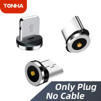 TONHA Magnetic Tips Micro USB Type C iPhone Jack Converter Adapter Charging Connector Head