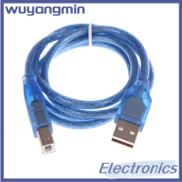 Wuyangmin สายสายเครื่องพิมพ์ตัวผู้เป็น B ตัวผู้ยาว0.3/0.5/1/1 5ม. USB 2.0