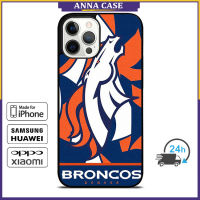 Denver Broncos The Broncos Phone Case for iPhone 14 Pro Max / iPhone 13 Pro Max / iPhone 12 Pro Max / XS Max / Samsung Galaxy Note 10 Plus / S22 Ultra / S21 Plus Anti-fall Protective Case Cover