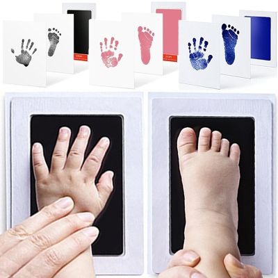 【CC】 Baby Handprint Footprints Ink Environmental-friendly Non-Toxic Imprint Prints Inkpad Infant Souvenirs