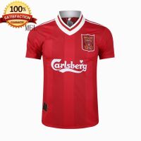 Ready Stock 1995 LIVERPOOL Retro Home Red Football Jersey Mens Vintage Shirt EURO SIZE S-XXL