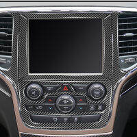 【cw】 Applicable to Jeep Grand Chenoji JEEP（11-17） Carbon Fiber Center Console and Navigation Button Decorative Modification Accessories ！