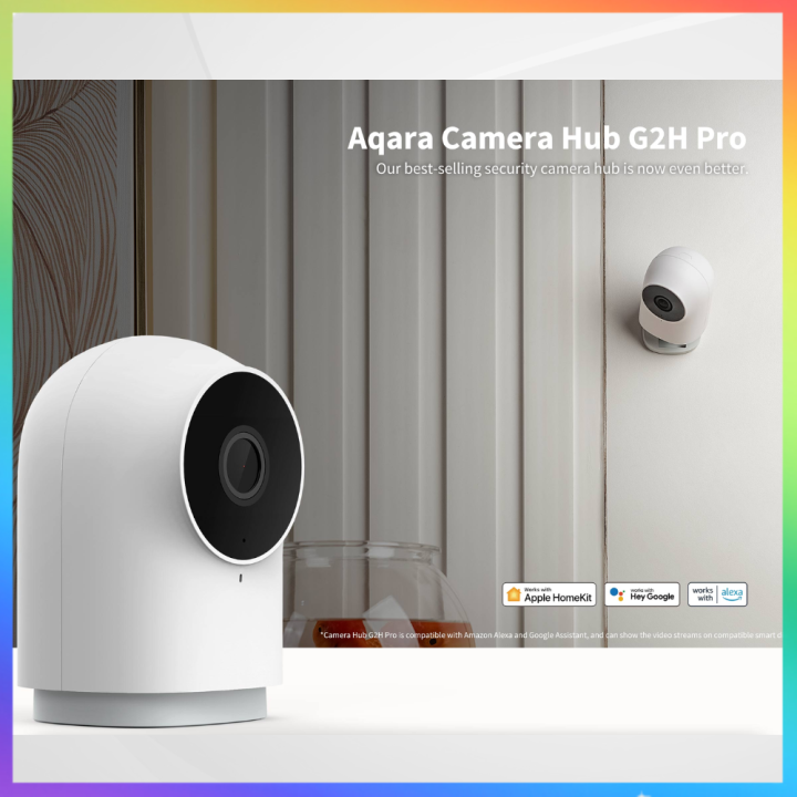 Aqara Security Camera Hub Indoor G2H Pro Plus 3 Door and Window Sensor, 1080p HD HomeKit Secure