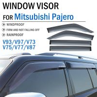 สำหรับ Mitshubishi Pajero V77 V87 V97 V93 V75ที่บังแดดคิ้วกระจกรถกันน้ำฝนกันควันกันสาด