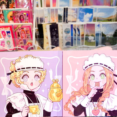 Mini Postcard แฟนอาร์ทอนิเมะแม่มดสาวหัวใจกุ๊กิ๊ก shuga shuga rune [NATSUPUT]