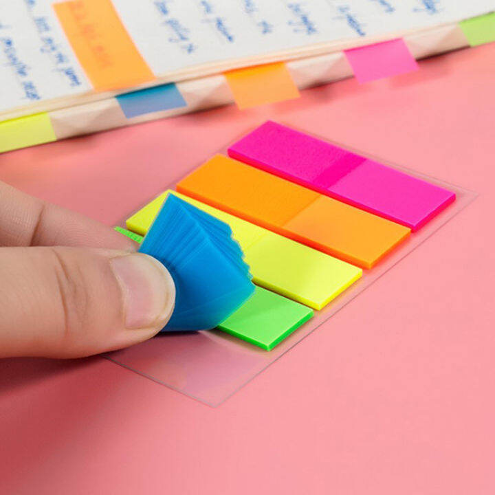 rayua-100แผ่นเรืองแสงกระดาษ-self-adhesive-memo-pad-sticky-notes