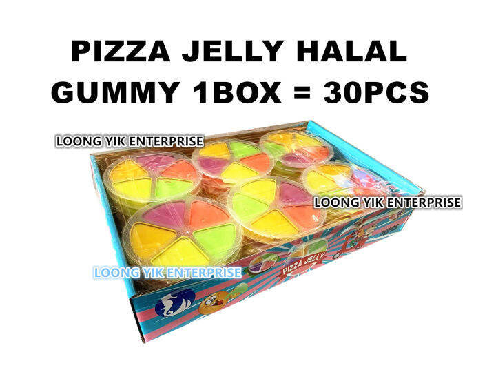 PIZZA JELLY HALAL GUMMY 30PCS HALAL Lazada