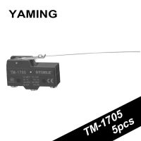 TM-1705 ( Replace Z-15HW78-B ) Limit Switch Travel Micro switches with long pole 15A 380V black silver contact (5PCS)