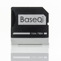 BaseQi Aluminum MiniDrive Micro SD T-Flash Card Memory Adapter Increase Storage For for XPS 15" 9550 Model 750A