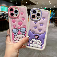 คุณภาพสูงลายการ์ตูนน่ารักเมโลดี้สำหรับ IPhone 11 12 13 14 Pro Max สำหรับ IPhone X XR XS MAX เคสโทรศัพท์แฟชั่นที่สร้างสรรค์