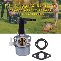 คาร์บูเรเตอร์สำหรับ Briggs &amp; Stratton 696065 697422 110402 110412 215369 Tiller เครื่องยนต์คาร์บูเรเตอร์อะไหล่พร้อมปะเก็นติดตั้ง Kit