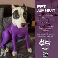 Kutiepom ชุดกันขนร่วงสำหรับสุนัขพันธุ์​กลางและใหญ่ มีไซด์ S, M, L, XL, XXL Pet jumpsuit Bodysuit to protect the loss fur