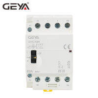 จัดส่งฟรี GEYA GYHC 4จุด63A 2NC2NO หรือ4NO 220โวลต์230โวลต์5060เฮิร์ตราง Din ครัวเรือน AC Modular คอนแทคด้วยตนเองการดำเนินงาน