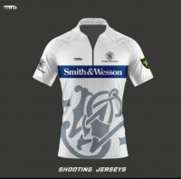 Smith&amp;Wesson2023 Shooting Tactics Zipper Polo High Quality Free Custom Name Service style02{trading up}