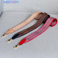 TINBERON Webbing 5ซม. สายคล้องกระเป๋าผ้าใบผู้หญิงกว้างสายคล้องไหล่เส้นทแยงมุมไหล่กระเป๋าสายคล้องคอใช้ถังกระเป๋า Accessories