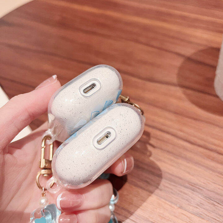 กรณีลายจุดสำหรับ-apple-airpods-3ใหม่ที่มีสีสันเงาเชลล์เคสหูฟังสำหรับ-airpod-1-2-pro-ชุดหูฟังกรณีพวงกุญแจสร้อยข้อมือ-funda