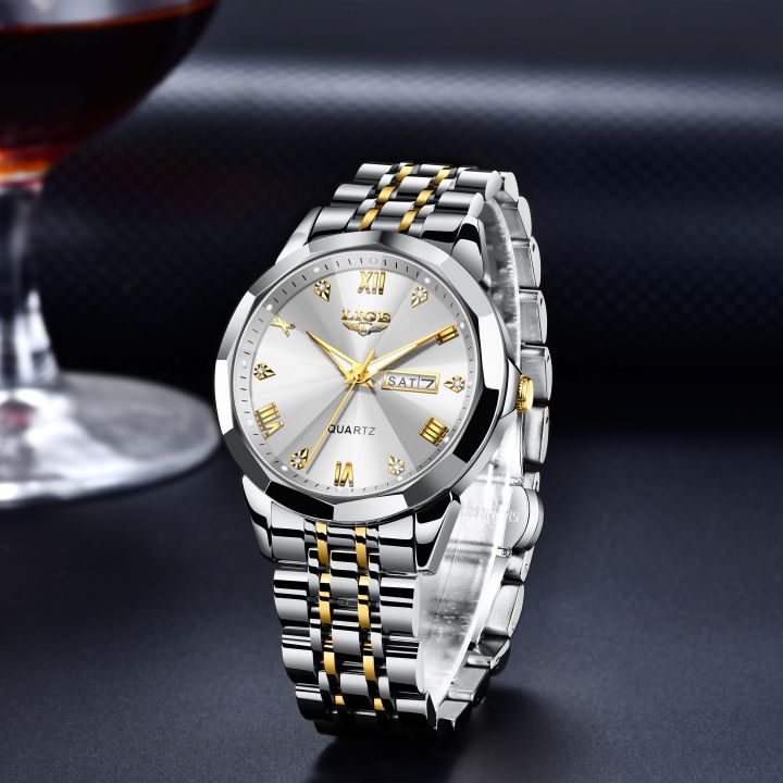 2023ใหม่-lige-นาฬิกาควอตซ์สำหรับผู้ชายคลาสสิกผู้ชายออกแบบนาฬิกาสแตนเลสกันน้ำธุรกิจนาฬิกาข้อมือ-hd-3c-lume-ของขวัญ