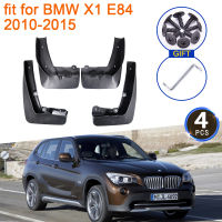 4x สำหรับ BMW X1 E84 2010 2011 2012 2013 2014 2015 Mudguards Flare Mud Flaps Guard Splash ด้านหน้าด้านหลังล้อกันชนรถอุปกรณ์เสริม