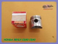 HONDA BENLY CD90 PISTON SET size 1.00 "GENUINE PARTS" #ลูกสูบ รถมอเตอร์ไซค์ ของแท้ ขนาด 1.00