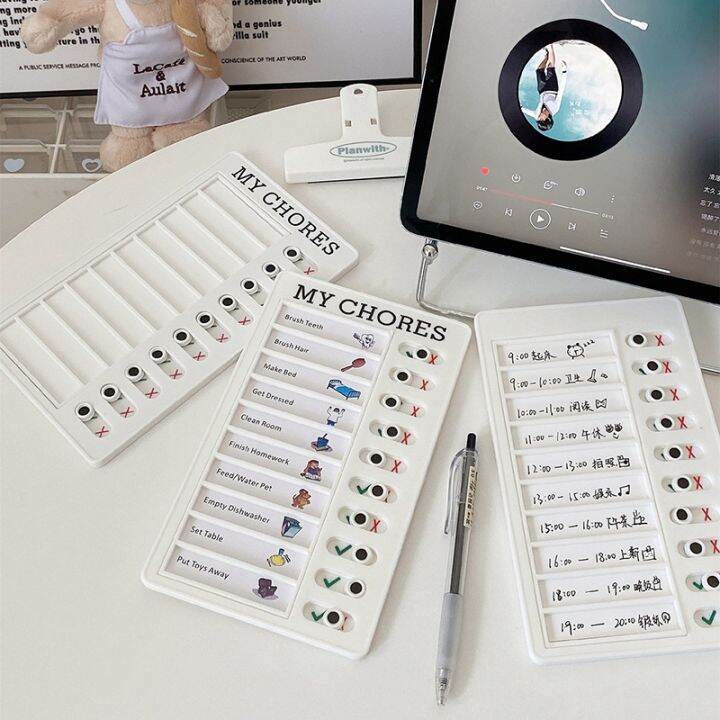 Memo Message Board Chore Chart Reusable Planner Daily Planner Checklist