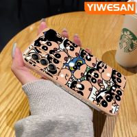 YIWESAN เคสปลอกสำหรับ Samsung Galaxy A14 5G M14 5G A34 5G A54 5G เคสการ์ตูนดินสอสี Shin-Chan ดีไซน์ใหม่ด้านสุดหรูเคสโทรศัพท์ซิลิโคนชุบคลุมทั้งหมดป้องกันเลนส์กล้องเคสนิ่มเคสกันกระแทก