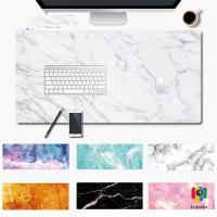 TOP Modern Mouse Pad Large Keyboard Computer Desk Mat Marble Grain Table Game Home Office Rubber Soft Laptop Cushion White/Green/Black