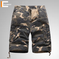 2022 New Cargo Shorts Men Camouflage Summer Casual Mens Shorts Multi-Pocket Outdoor Military Pants Male nd Clothing 6 colors