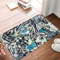 〖Cozyroom shop〗 Monster High Doll Non slip Doormat Frankie Stein Bath Bedroom Mat Welcome Carpet Home Pattern Decor