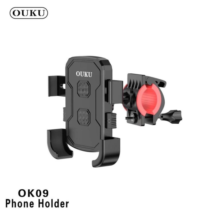 ouku-ok-09-phone-holder-bicycle-amp-motorcycle-universal-holder-ขาตั้งจับมือถือ-ยึด-จักรยาน-amp-มอเตอร์ไซต์