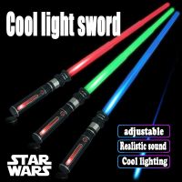 Lightsaber RGB Cosplay Stage Props Luke Light Saber Boy toy Lightsaber Dueling Light Foldable FOC Monochrome Light Sword