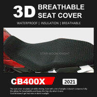 อุปกรณ์เสริมรถจักรยานยนต์ Anti-Slip 3D ตาข่ายผ้าที่นั่ง Breathable เบาะกันน้ำสำหรับ Honda CB400X CB400 CB 400X2021