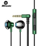 Wiresto In Ear Headphones Earphone Wired Earphone Earbuds HIFI Earphones