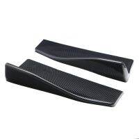 Professional 2Pcs Carbon Fiber Car Side Skirt Spoiler Rocker Splitters Anti-scratch Wing Car Accessories Supplies