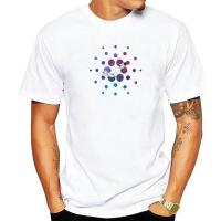 Mens T Shirt Cardano ADA Out Of World 100% Cotton Tee Shirt Classic Bitcoin Astronaut T Shirts Round Neck Tops Gift Idea XS-6XL