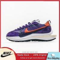 Hot Sale 【Original】 ΝΙΚΕ Saica- x Vap0Wafle- 3.0 Breathable Fashion Running Shoes Cushion Shock Absorption Men And Women Sports Shoes Purple