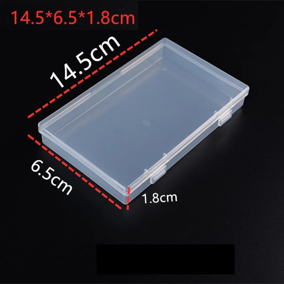 1PC -Transparent Plastic Storage Box Screw Holder Case Organizer